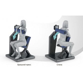 Тренажёр механотерапевтический для мышц пресса и спины Hur Rehabilitation 5310 в Казани