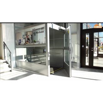 Вертикальная подъёмная платформа с шахтой NTD A1000 в Казани